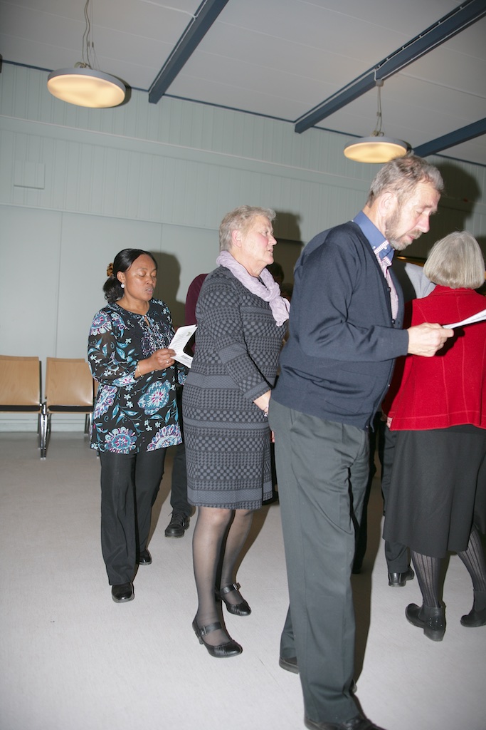 Gang rundt juletreet