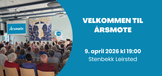 Velkommen til Årsmøte på Stenbekk, 9. april 2026 kl 19:00