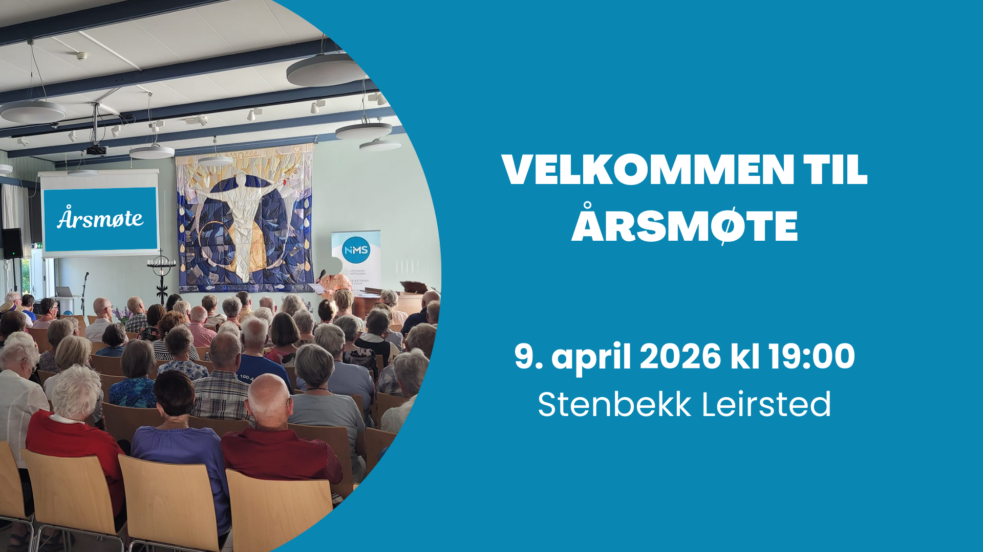Velkommen til Årsmøte på Stenbekk, 9. april 2026 kl 19:00